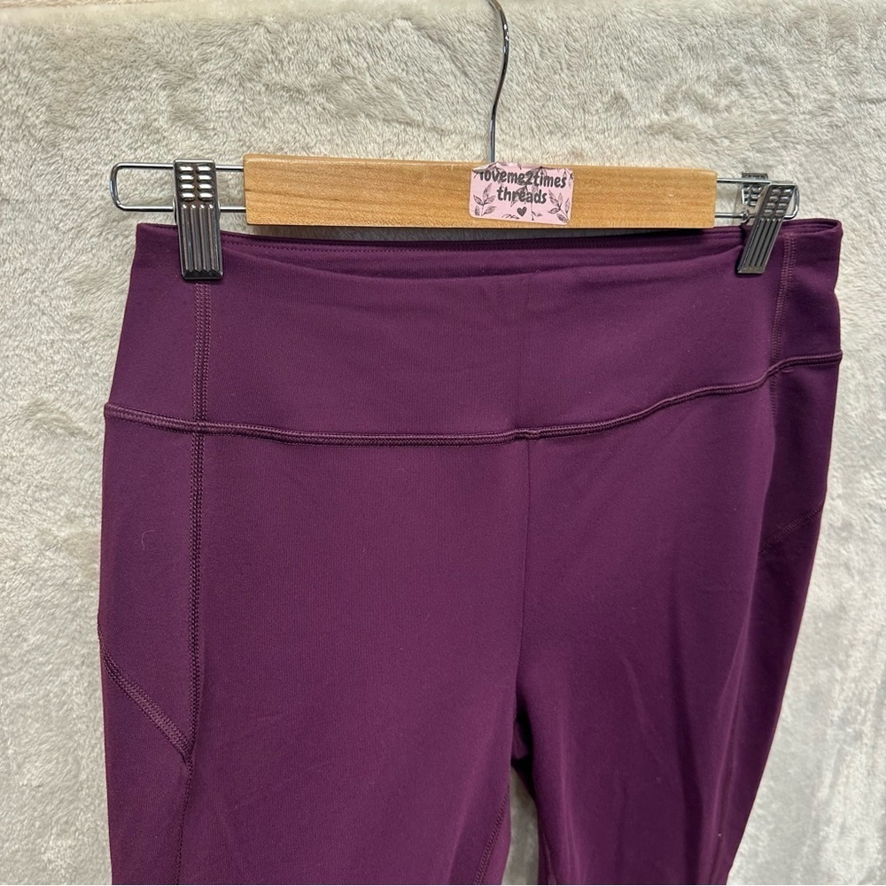 Duluth women’s berry color yoga leggings size XS - Inseam 29 - Picture 5 of 7
